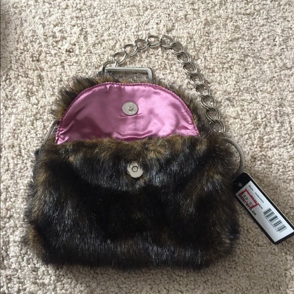 Guess Faux Fur Bag - Picture 2 of 2